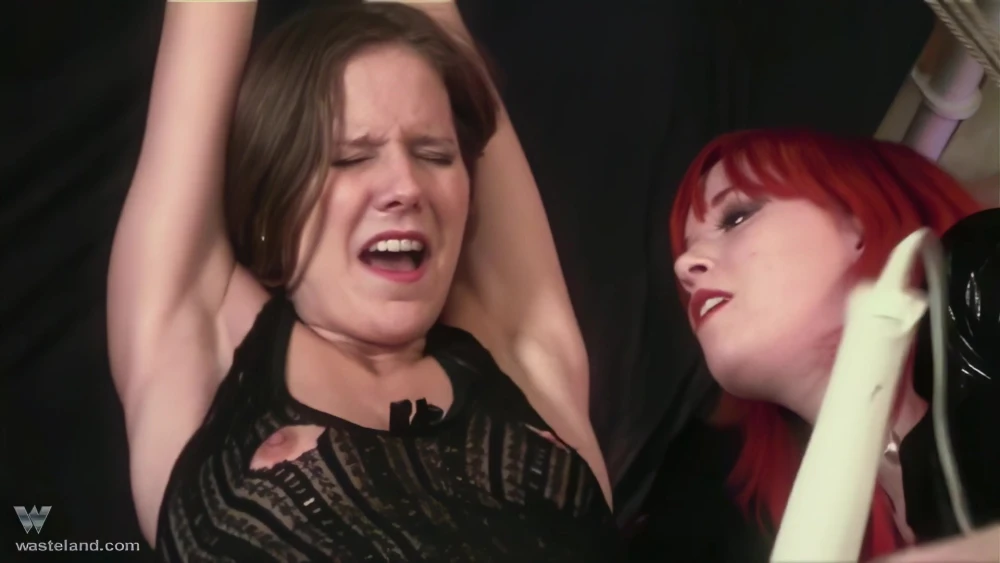 Latex Dominatrix Vibes Bound Slut to Screaming Orgasms: Watch on SadoOnly